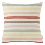 Housse de coussin Pastel Stripe Polyester / Lin / Coton - Multicolore - 45 x 45 cm