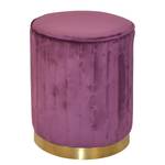 Tabouret Westcourt Acier / MDF / Polyester - Rose vieilli