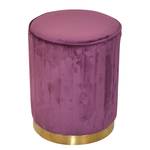 Tabouret Westcourt Acier / MDF / Polyester - Rose vieilli