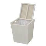 Wasmand Gladysdale polyrotan/polyester - Wit