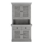 Massives Buffet Lysbro Kiefer massiv - Kiefer Grau - Breite: 108 cm