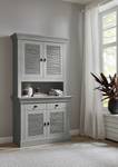 Massives Buffet Lysbro Kiefer massiv - Kiefer Grau - Breite: 108 cm