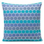 Housse de coussin Hooper Polyester - Bleu - 40 x 40 cm