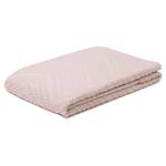 Plaid Manduro Polyester / Coton - 150 x 200 cm - Rose vieilli