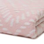 Plaid Manduro polyester/katoen - 150 x 200 cm - Oud pink