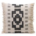 Housse de coussin Boho Style Coton / Polyester - Anthracite - 50 x 50 cm