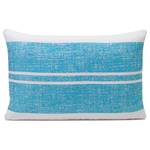 Housse de coussin Java Polyacrylique - Turquoise - 40 x 60 cm