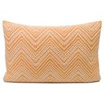 Housse de coussin Manduro Polyester / Coton - Abricot - 40 x 60 cm