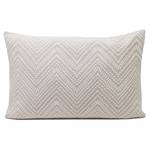 Housse de coussin Manduro Polyester / Coton - Argenté - 40 x 60 cm