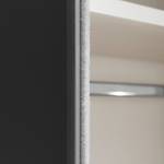 Armoire à portes coulissantes Sinfonie Graphite - 280 x 222 cm - Basic - Argenté