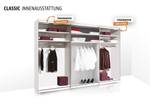 Schwebetürenschrank Sinfonie Plus Typ B Eiche Sonoma Dekor - 249 x 222 cm - Classic - Silber