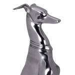 Beeldje Dog aluminium - zilverkleurig