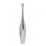 Vase Alfeld Aluminium - Silber - Höhe: 75 cm