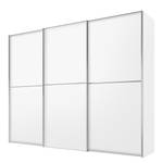 Schwebetürenschrank Sinfonie Plus Typ C Weiß - 298 x 222 cm - Premium - Silber