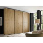 Schwebetürenschrank Sinfonie Plus Typ C Eiche Artisan Dekor - 249 x 240 cm - Basic - Silber