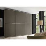 Schwebetürenschrank Sinfonie Plus Typ C Taupe - 249 x 222 cm - Basic - Silber