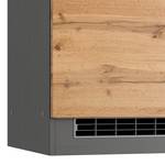 Inbouwkast voor koelkast vriezer Turin Eikenhoutlook wotan/Grafiet