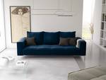 3-Sitzer Sofa Sides Samt Blonda: Marineblau