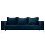 3-Sitzer Sofa Sides Samt Blonda: Marineblau