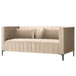 2-Sitzer Sofa Valun Samt Ravi: Creme