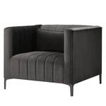 Fauteuil Valun Velours Ravi: Grijs