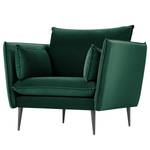 Fauteuil Amandola Velours Ravi: Antiek groen