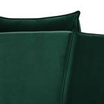 Fauteuil Amandola Velours Ravi: Antiek groen