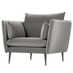 Fauteuil Amandola Velours Ravi: Taupe