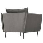 Fauteuil Amandola Velours Ravi: Taupe