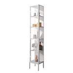 Vitrine Camira - Type B Blanc - Hauteur : 188 cm