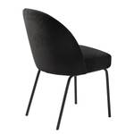 Chaises Torrent - Lot de 2 Chenille / Acier - Noir