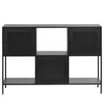 Open kast Carregal - diepte 35 cm staal - zwart - 120 x 81 cm