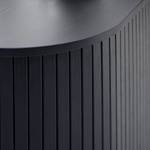 Highboard Maqueda MDF/fineer van echt hout  /staal - zwart - Zwart