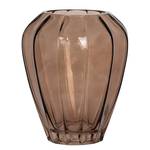 Vaas Selvik gekleurd glas - bruin - Hoogte: 29 cm