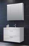 Set di 2 mobili da bagno Devon Bianco