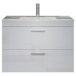 Set di 2 mobili da bagno Devon Bianco