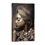 Tableau déco Femme africaine MDF / Papier - 70 x 118 cm
