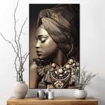 Tableau déco Femme africaine MDF / Papier - 70 x 118 cm