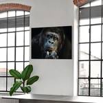 Metalen afbeelding Gorilla alu-Dibond - 50 x 70 cm
