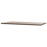 Plateau de table Granada MDF / Placage en bois véritable - Imitation chêne foncé - Imitation chêne foncé - 150 x 90 cm