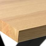 Plateau de table Granada MDF / Plaqué bois véritable - Imitation chêne - Imitation chêne - 150 x 90 cm
