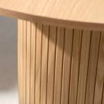 Tavolo da pranzo Maqueda MDF / Impiallacciatura in vero legno - Effetto rovere - 120 x120 cm - Effetto quercia
