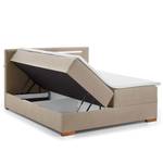 Letto boxspring Cooper Tessuto Fayna:Talpa - 180 x 200cm