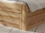 Letto in legno massello Zarina Quercia selvatica - 100 x 200cm - Con contenitore