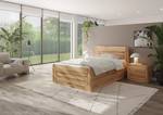 Houten bed Zarina Wild eikenhout - 120 x 200cm - Geen opbergruimte