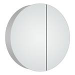 Spiegelschrank Talos Rund - Beleuchtet Aluminium - Silber
