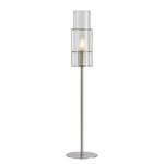 Lampe Tubo Verre / Fer - 1 ampoule - Argenté