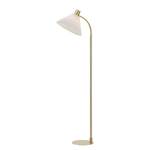 Staande lamp Mira papier/ijzer - 1 lichtbron - Messing