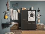 Wasmachinekast-set Laundreezy C Antraciet - 118 x 162 cm