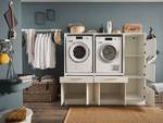 Wasmachinekast-set Laundreezy B Wit - 185 x 162 cm